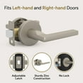 thumbnail image 3 of Mega Handles / Ralph Passage / Lever Door Handle / Nickel, 3 of 4