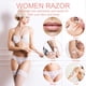 thumbnail image 2 of Maquinilla de afeitar eléctrica para mujeres - Afeitadora indolora 2 en 1 para mujeres Depiladora para cara, piernas y axilas húmedas y secas, Recortadora de bikini portátil, Depilación femenina con 2, 2 of 5