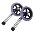 thumbnail image 1 of BRIGHTFUFU 2Pcs Walking Aid Replacement Wheel Multi Stainless Steel Rubber Sturdy Support Wheels for Elderly Devices, 1 of 8