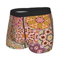 thumbnail image 2 of LAKIMCT Boxeurs Vintage à Imprimé Hexagonal pour Hommes, Ultra Doux et Absorbants, 2 of 9