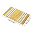 thumbnail image 3 of Gradient Striped Flocked Faux Wool Bathroom Rug, Quick Dry Latex Non Slip Floor Mat, Absorbent Foot Pad for Shower Room Vanity, Entryway And Household Daily Bath Decor, 3 of 6