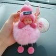 thumbnail image 3 of Poupée en Peluche Simulée Adorable Saint-Valentin Rose, 3 of 6