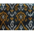 thumbnail image 4 of oneOone Georgette Viscose Fabric Stripe & Paisley Ikat Decor Fabric Printed BTY 42 Inch Wide, 4 of 4