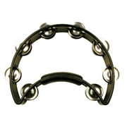 The Rhythm Tech Tambourine Black-Double Row Nickel Jingles