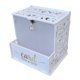 thumbnail image 1 of Caja decorativa para tarjetas de boda, regalo reutilizable, caja de almacenamiento de recuerdos para centro de mesa de recepción de compromiso o, 1 of 8