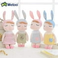 thumbnail image 2 of Primo Passi 7" Metoo Angela Baby Plush Keychain, Green, 1, 2 of 4