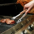 Ckraxd Stainless Steel Food Barbecue Clip Camping Outdoor BBQ Clip