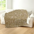 thumbnail image 5 of CafePress - Girly Glam Gold Glitter Sherpa Fleece Throw Blanke - Sherpa Fleece Throw Blanket 60" x 50", 5 of 5