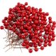thumbnail image 1 of 200 piezas de bayas de acebo de Navidad ZHCH decoraciones de coronas navideñas, 1 of 5