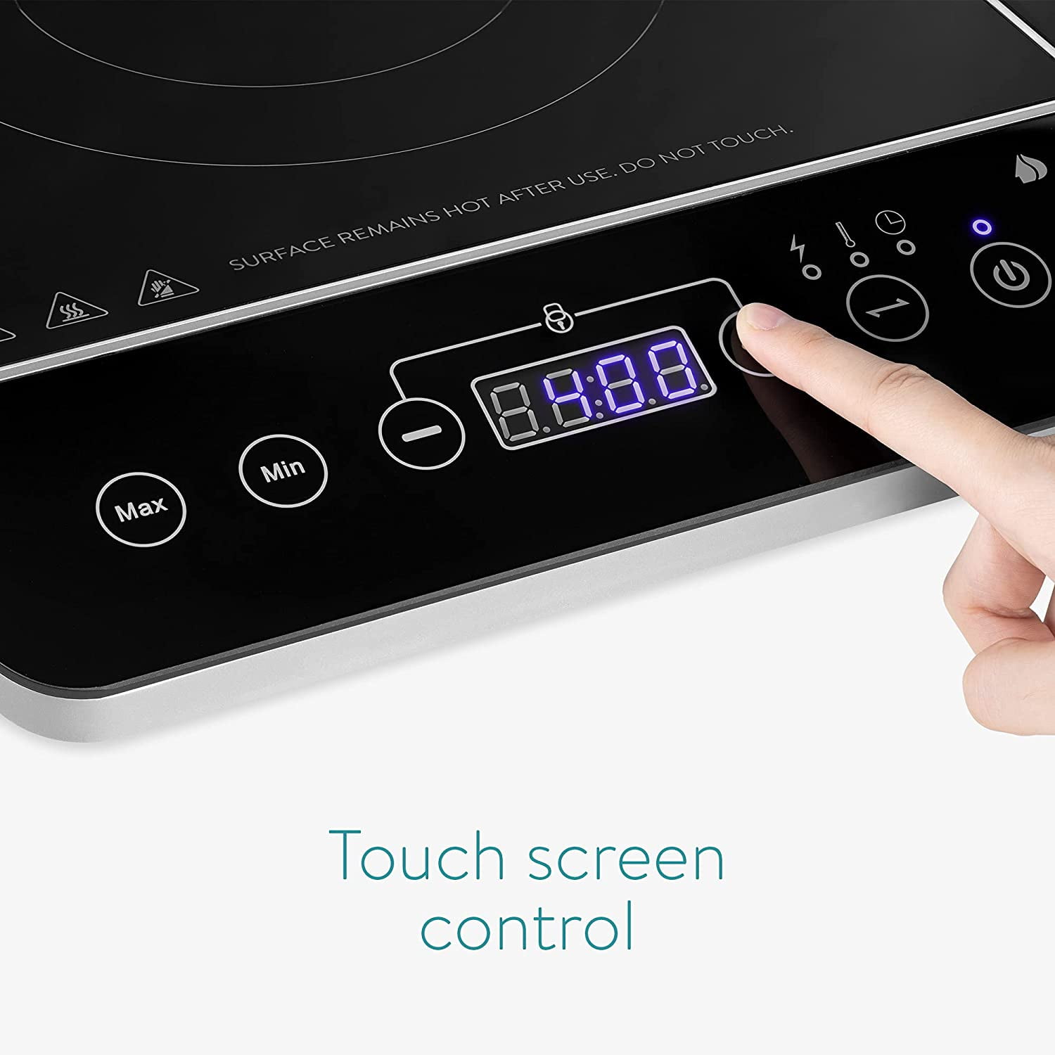 Buy GUVSOETS Navaris Double Induction Cooktop Portable Dual Countertop Electric Stove Burner