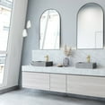 thumbnail image 3 of VIGO Alhambra Gothic Gray Concreto Stone 15 in. L x 15 in. W x 5 in. H Square Vessel Bathroom Sink, 3 of 11
