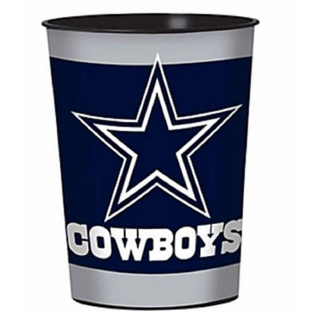 Amscan Dallas Cowboys NFL Pro Football Sports Banquet Party Favor 16 oz Plastic Cup 10 Count