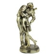 thumbnail image 2 of Unconditional Surrender Bronzed Navy Sailor Kissing Nurse Statue World War 2, 2 of 5