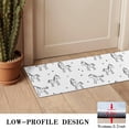 thumbnail image 3 of Black and White Unicorn Door Rugs,Washable Non Slip Door Mats Indoor,Decorative Door Mats,Entry Mat Indoor for Entrance,Bedroom,Kitchen,Bathroom,16"x47", 3 of 6