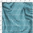 thumbnail image 3 of Soimoi Blue polyester Crepe Fabric Geometric Arrow Tribal Decor Fabric Printed Yard 52 Inch Wide, 3 of 5