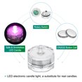 thumbnail image 4 of Unique Bargains 12Pcs Bright LED Tea Light, Pink Waterproof Flameless Candle Color Change Party Wedding Festivals Decor, 4 of 7