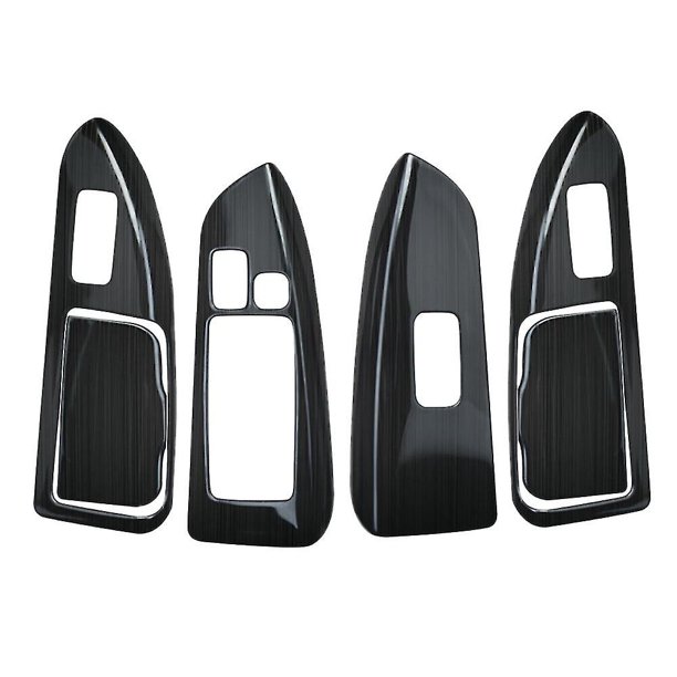 Compatible con la cubierta del botón de elevación de ventana negra de Toyota Land Cruiser