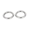 thumbnail image 2 of 20mm x 3mm Stainless Steel Webbing Strapping Welded O Rings 5 Pcs, 2 of 3