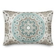 thumbnail image 2 of Creative Products Gray and Blue Flower Mandala 14x20 Indoor / Outdoor Pillow, 2 of 3