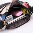 thumbnail image 2 of Bandolera bandolera floral de nailon para mujer, resistente al agua, 2 of 2