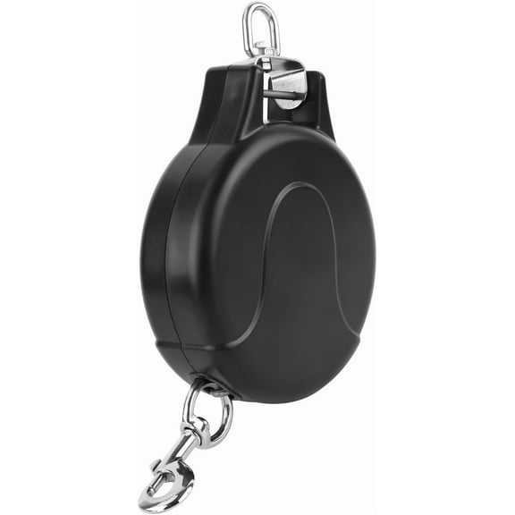 Retractable Dog Tie Out Cable and Stake- 30ft No Leash Retractable for Dogs 10-90lbs - 360° Rotate Dog Lead Reel for Courtyard, Camping & Outdoor Daily Walks Use(1Pcs)