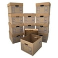 thumbnail image 3 of UBMOVE File Boxes 200# Strength, Small, 15 x 12 x 10 Inches, 12 Pack, 3 of 11