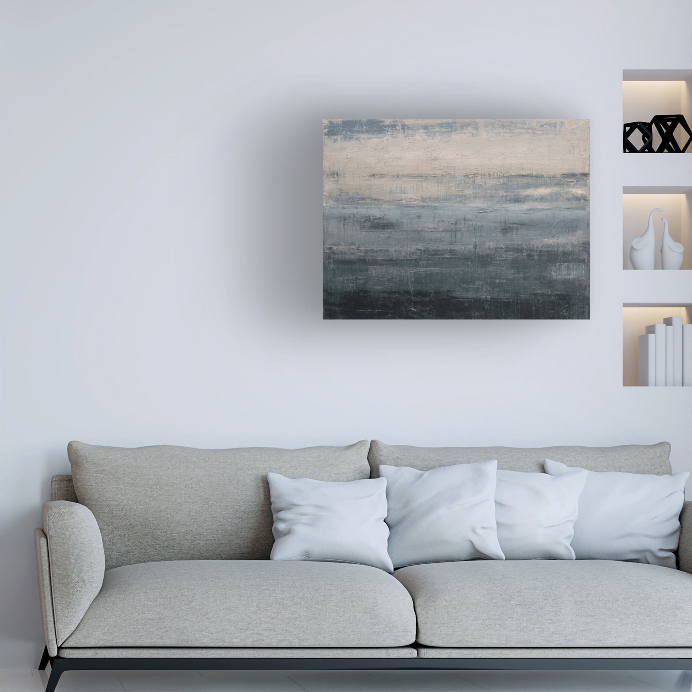 Trademark Fine Art Erin Ashley  Deep Sea Horizon Canvas Wall Art