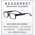 thumbnail image 5 of Readerest Blue Light Blocking Reading Glasses (Camo, 2.00 Magnification), 5 of 7