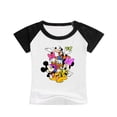 thumbnail image 1 of Camiseta de manga corta, ropa para niños y niñas, camisetas de verano para niños, camisetas de dibujos animados de Mickey, Minnie, pato Donald, camisetas para bebés, disfraz para niños White4T Gao Jinjia LED, 1 of 2