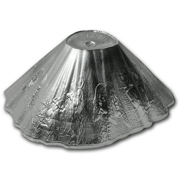 2016 Niue 6 oz Silver Shaped Volcano Coin (Vesuvius Pompeii)