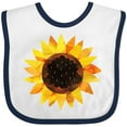 thumbnail image 3 of Inktastic Summer Sunflower Boys or Girls Baby Bib, 3 of 4