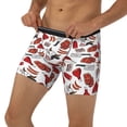 thumbnail image 2 of Sigee Red Food for Men's Boxer Briefs,Moisture Wicking and Breathable Large, 2 of 9