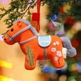 thumbnail image 5 of Cute Horse Plush Ornament 2026 Chinese Year of The Horse Statue Mascot Zodiac Feng Shui Decorations for Home Office Store Shop Restaurant Tabletop Decors To Accompany Sleep Gift, 5 of 7