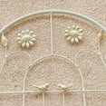 thumbnail image 4 of 2 Pack Metal Garden Trellis 86.7" x 19.7" Rustproof Trellis for Climbing Plants Outdoor Flower Support Cream White, 4 of 8