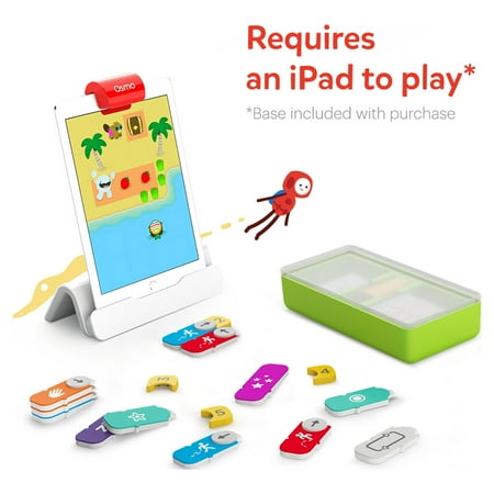 Osmo - Coding Starter Kit for iPad - Ages 5-12 - Learn to Code, Coding Fundamentals & Coding Puzzles (Osmo Base Included)