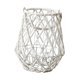 thumbnail image 2 of Candelabro colgante con forma de farol, jaula de alambre de cuerda tejida, decoración de mesa vintage, decoración bohemia para el hogar, para bodas, Altura 28cm, 2 of 8