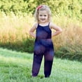 thumbnail image 5 of IROINNID Baby Summer Jumpsuits Sling Sleeveless Print for Girls Kids Harem Strap Romper Toddler Pants 2-3T, 5 of 5