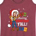 thumbnail image 3 of Toy Story - Merry Christmas Yall Woody - Women's Racerback Tank Top, 3 of 5