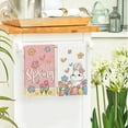 thumbnail image 4 of pogooe Rabbit Eggs Tulip Floral Happy Easter Kitchen Towels Dish Towels, 18x26 Inch Seasonal Hello Spring Decoration Hand Towels Set of 4, 4 of 6