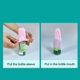thumbnail image 3 of Homerr Silicone Bottle Cover 5Pcs Bottle Cover Reusable Stretchable Silicone Bottle Protector Leak-proof Bottle Holder for Travel Essentials Leak-proof Toiletry Cover, 3 of 9