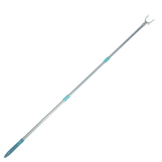 55“ Blue Long Reach Pole W / Hook For Hanging Clothes Shutters