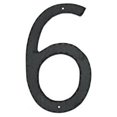 thumbnail image 1 of Montague Metal Products THN-6 10 In. Textured Modern Font Individual House Number 6, 1 of 3