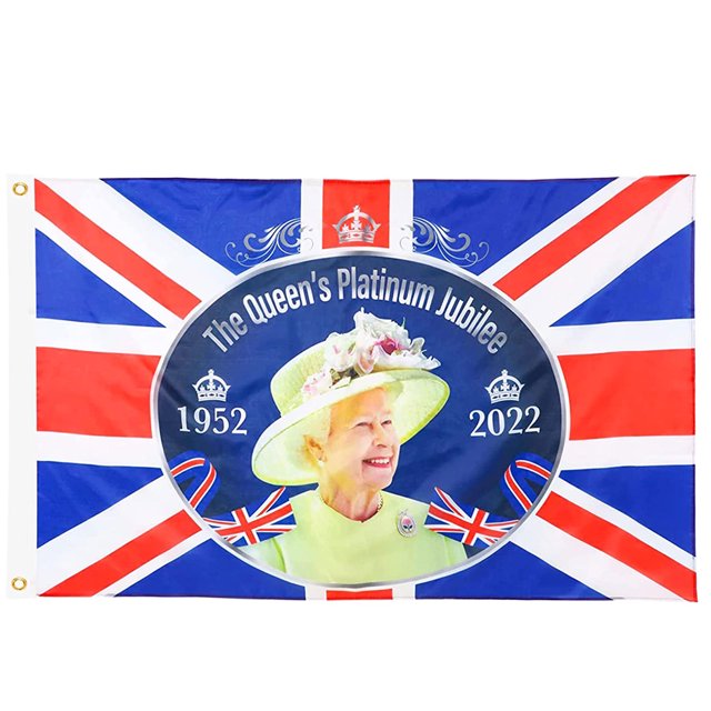 Btafrte 2022 70.º aniversario Reina Isabel 90*150 cm Isabel II