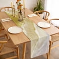 thumbnail image 3 of Yellow Coastal Wave Table Runner - 72 Inch Long, Kitchen Dining Table Runner Dresser Scarves, Summer Modern Ocean Beach Farmhouse Decor for Coffee Tables Wedding Party Banquet, 3 of 8