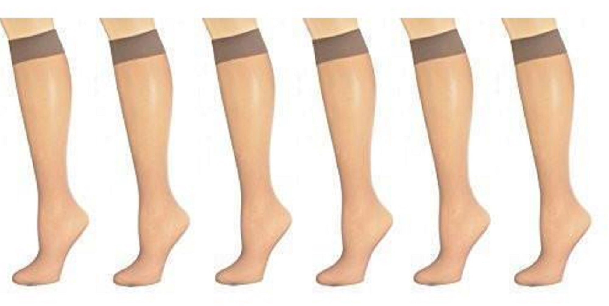 Sierra Socks Women's Knee High Nylon Socks, Soft and Comfortable Knee