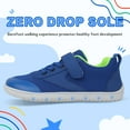 thumbnail image 3 of Gexuosn Kids Barefoot Shoes Girls Boys Wide Toe Tennis Shoes Zero Drop Minimalist Sneakers Walking Shoes,Navy Blue, 3 of 6
