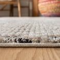 thumbnail image 4 of SAFAVIEH Marrakesh Bernadette Southwestern Polyester Runner Rug, Ivory/Blue, 2'2" x 12', 4 of 7