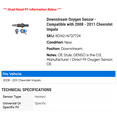 thumbnail image 2 of Downstream Oxygen Sensor - Compatible with 2008 - 2011 Chevy Impala 2009 2010, 2 of 2