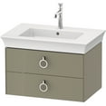 thumbnail image 3 of Duravit Wt4351 White Tulip 18" Single Wall Mounted Vanity Cabinet - Stone Gray High Gloss, 3 of 3