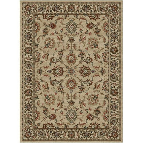 Mayberry Rug Hometown Ambassador Traditional Area Rug 5'3"x7'7" - Ivory